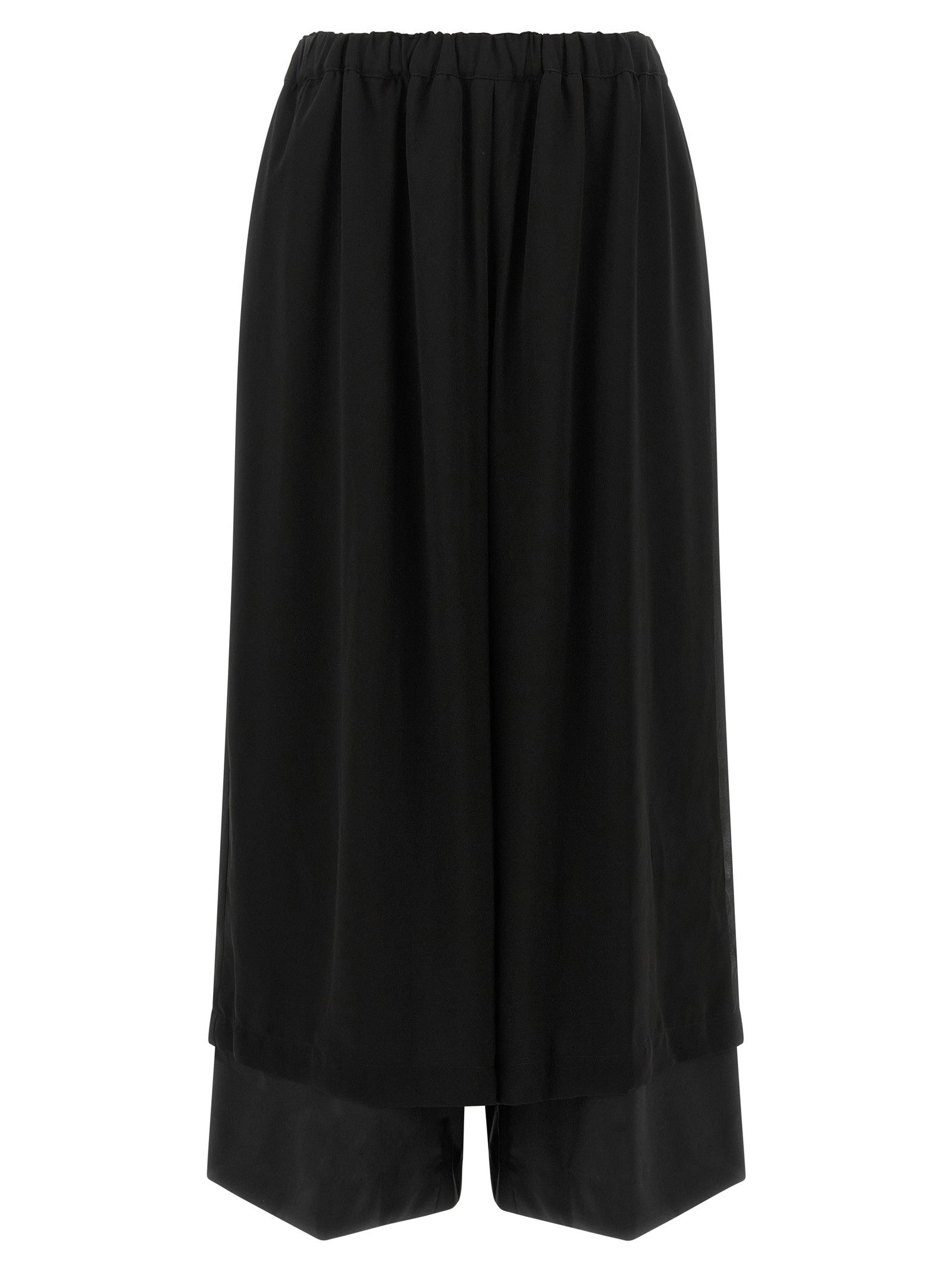 Comme Des Garçons Double Layer Trousers Black