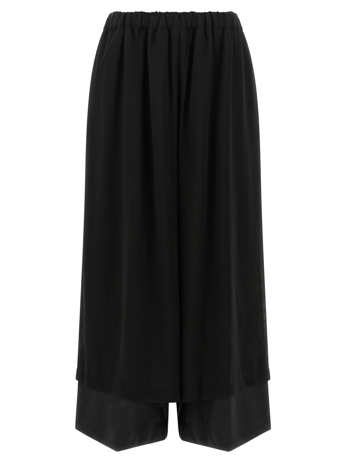 Comme Des Garçons Double Layer Trousers Black