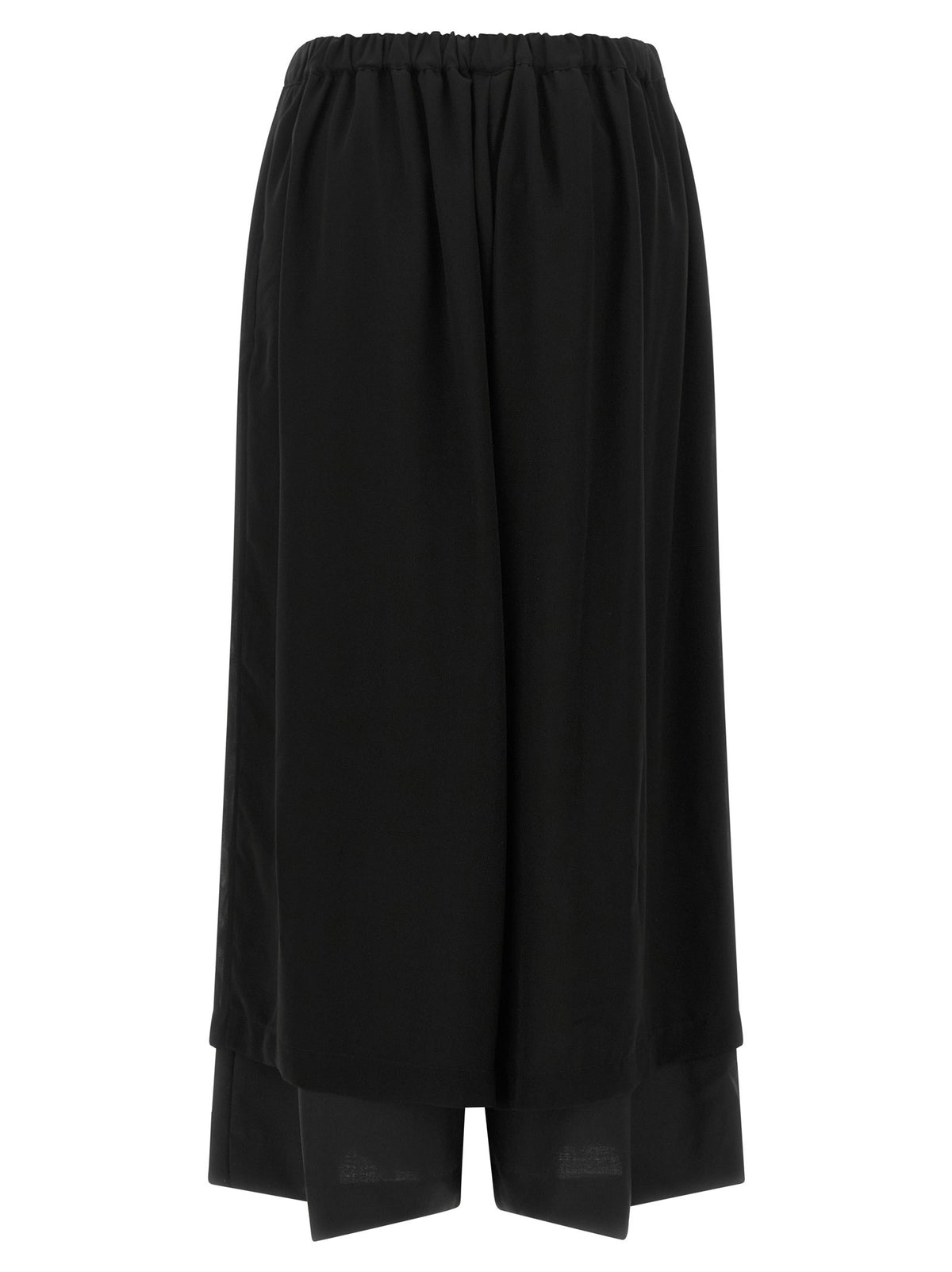 Comme Des Garçons Double Layer Trousers Black