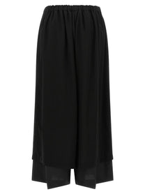 Comme Des Garçons Double Layer Trousers Black