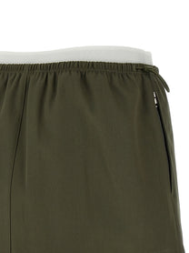 alexanderwang Double Layer Waist Skirt Green