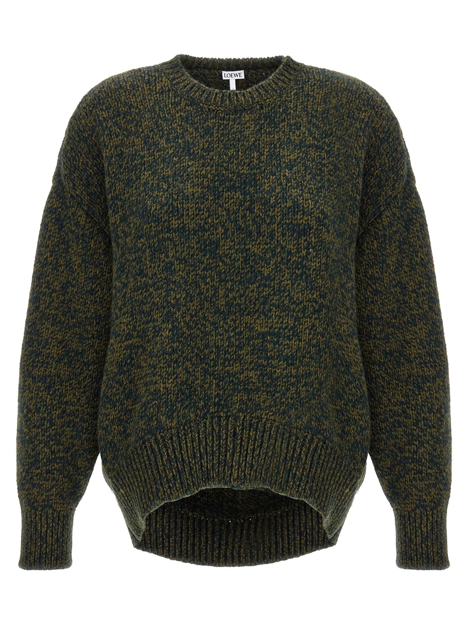 Loewe Double Neck Sweater Green