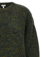 Loewe Double Neck Sweater Green, view 4