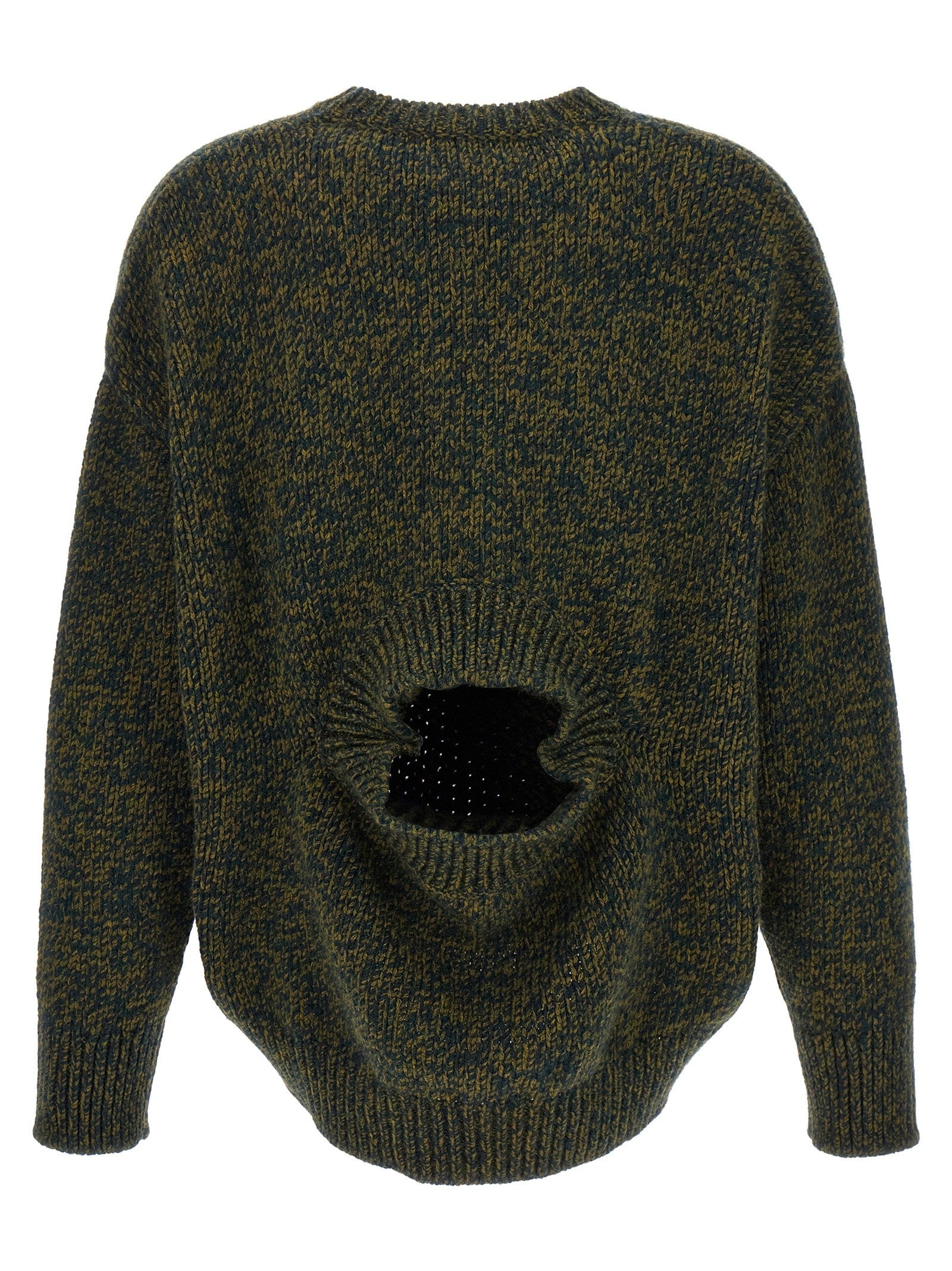 Loewe Double Neck Sweater Green