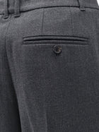 DUNST Women's Double Pleated Trousers Grey, view 3