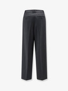DUNST Women's Double Pleated Trousers Grey, view 2