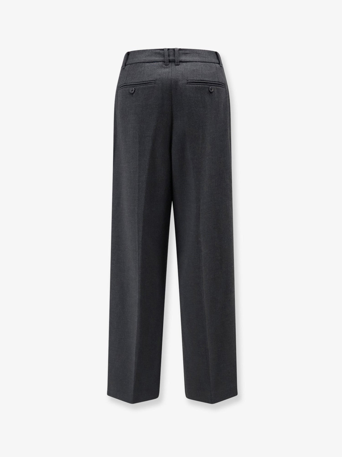 DUNST Women's Double Pleated Trousers Grey, view 2