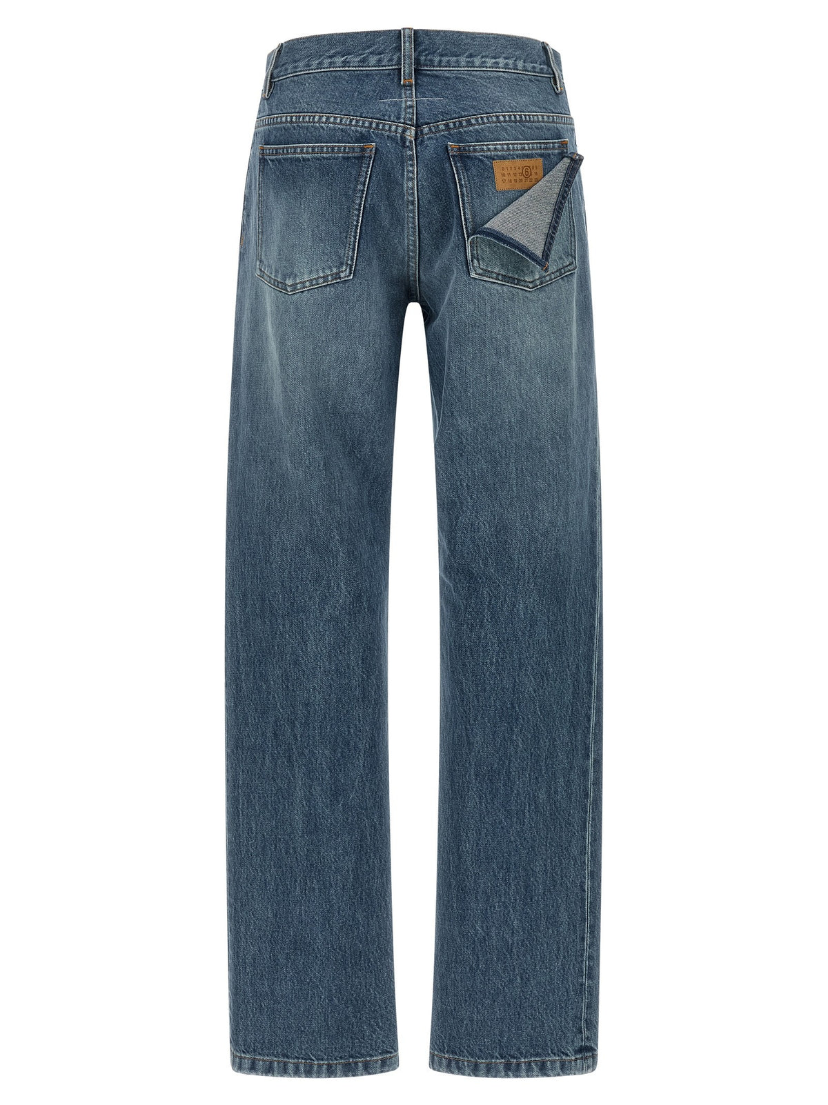 MM6 Maison Margiela Double Pocket Jeans Blue, view 2