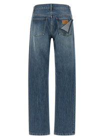 MM6 Maison Margiela Double Pocket Jeans Blue, view 2