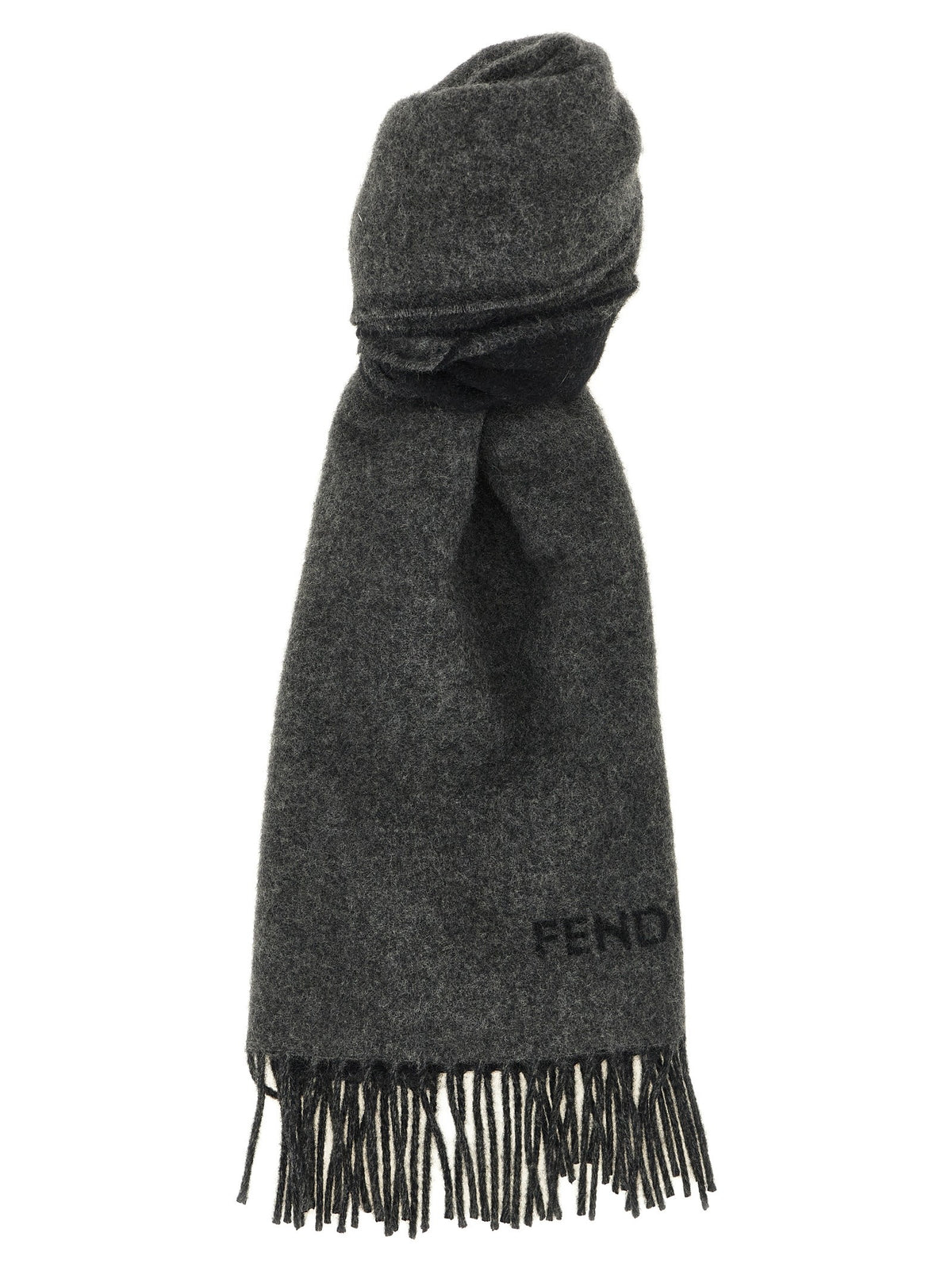 Fendi Men's Cashmere Scarf Black