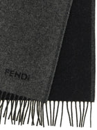 Fendi Men's Cashmere Scarf Black, view 3