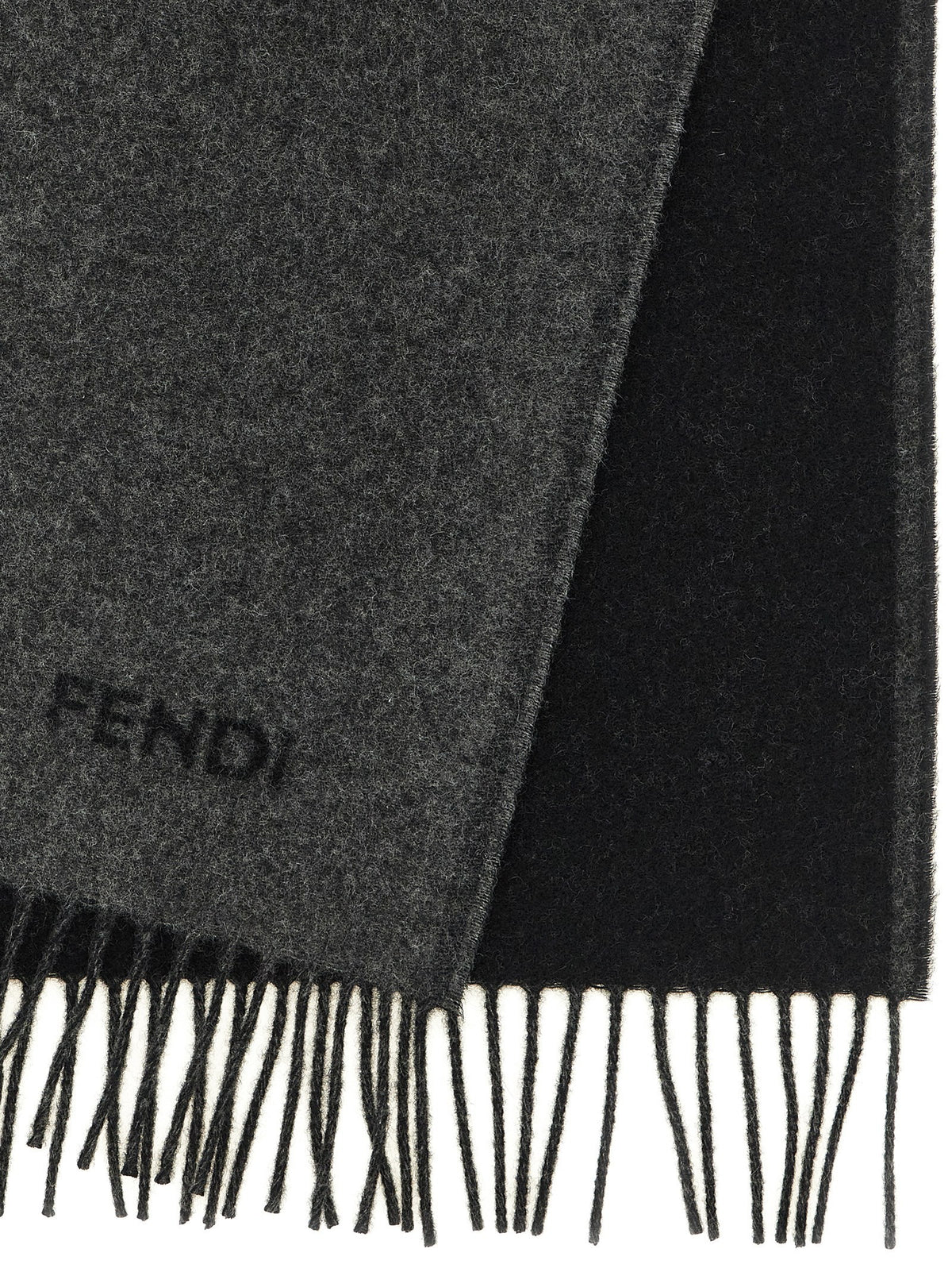 Fendi Men's Cashmere Scarf Black, view 3