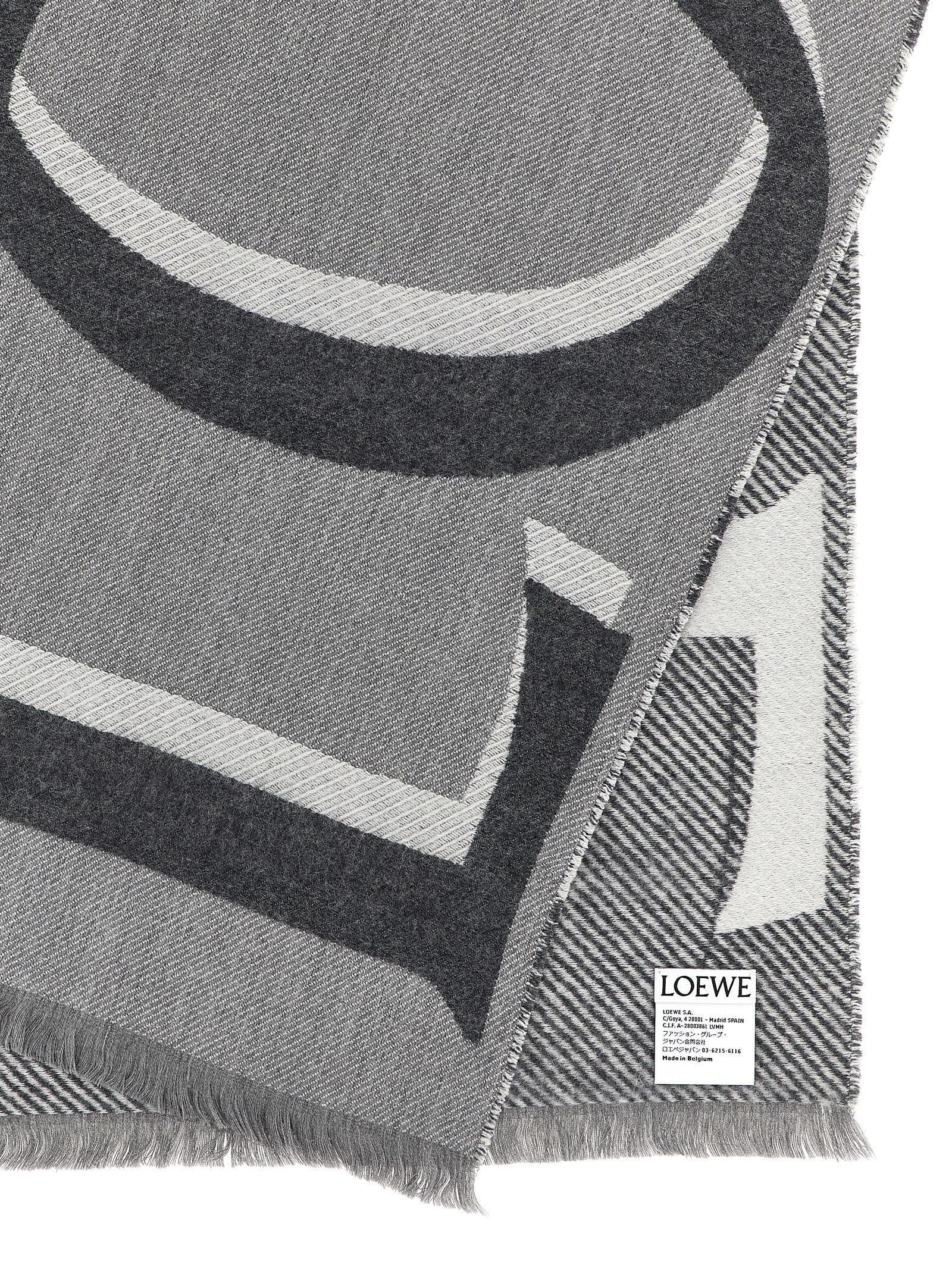Loewe Double Sided Scarf Gold