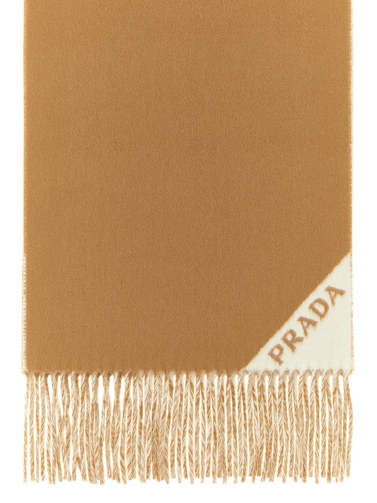 Prada Double Sided Scarf Gold