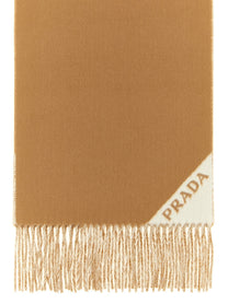 Prada Double Sided Scarf Gold