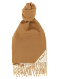 Prada Double Sided Scarf Gold