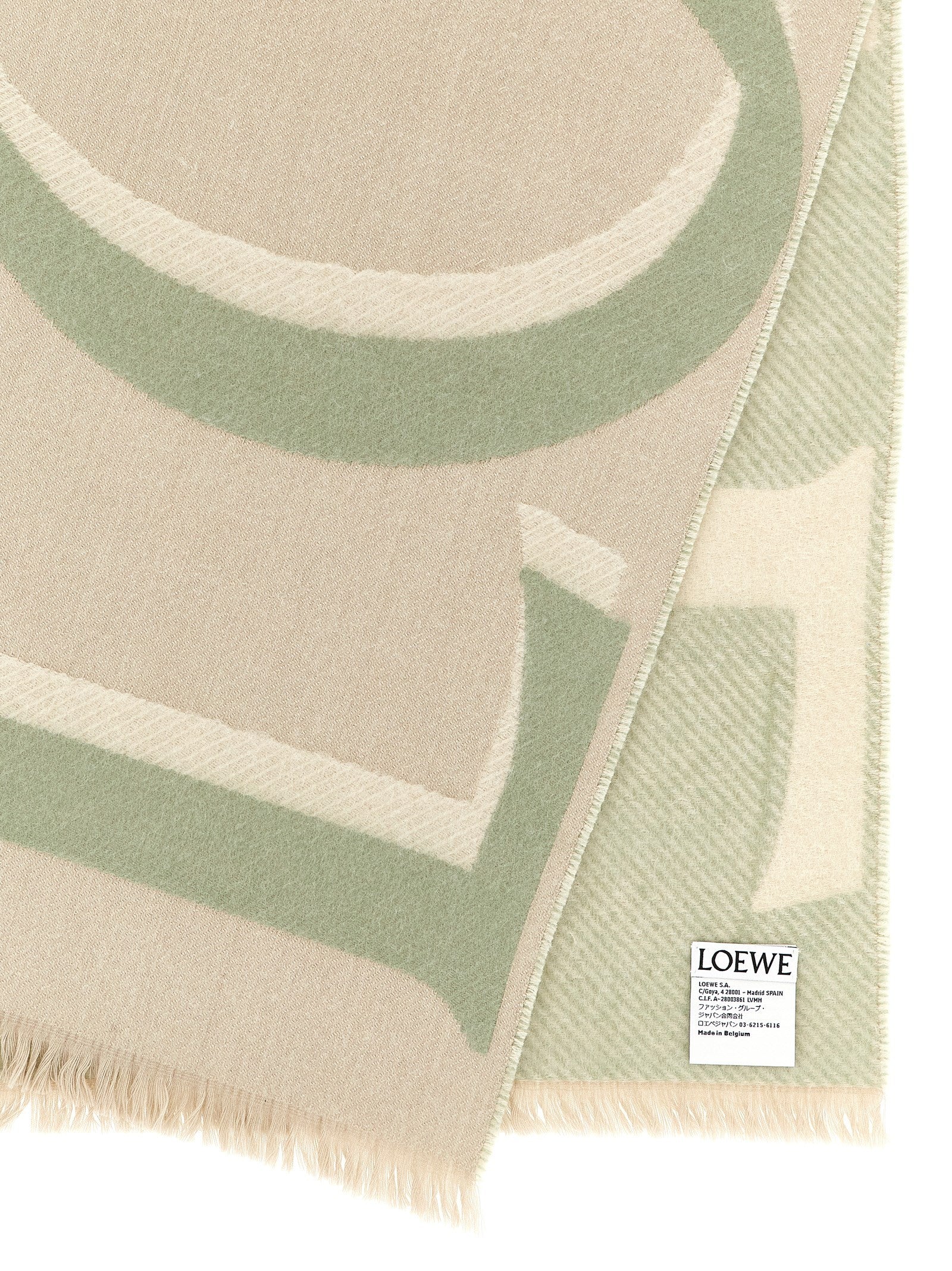 Loewe Double Sided Scarf Gold