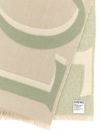 Loewe Double Sided Scarf Gold