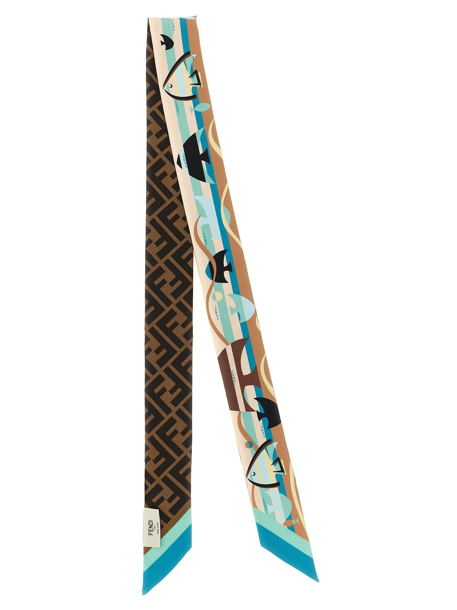 Fendi Double Sided Wrappy Bandeau Gold