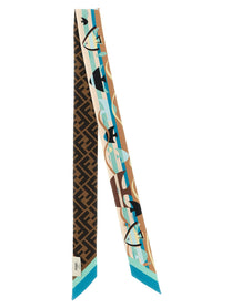 Fendi Double Sided Wrappy Bandeau Gold