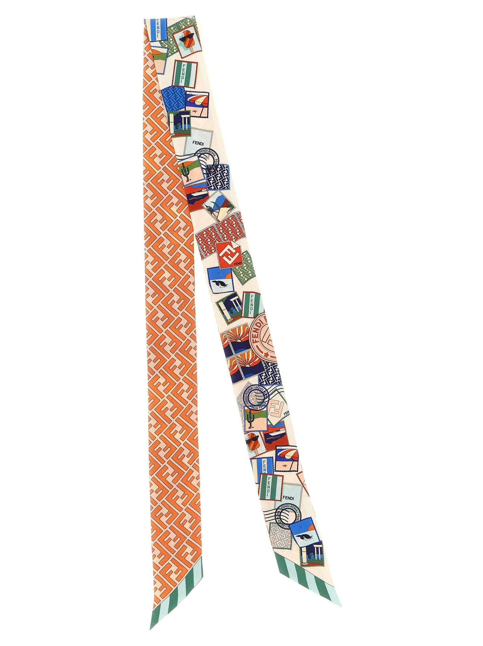 Fendi Double Sided Wrappy Bandeau Gold