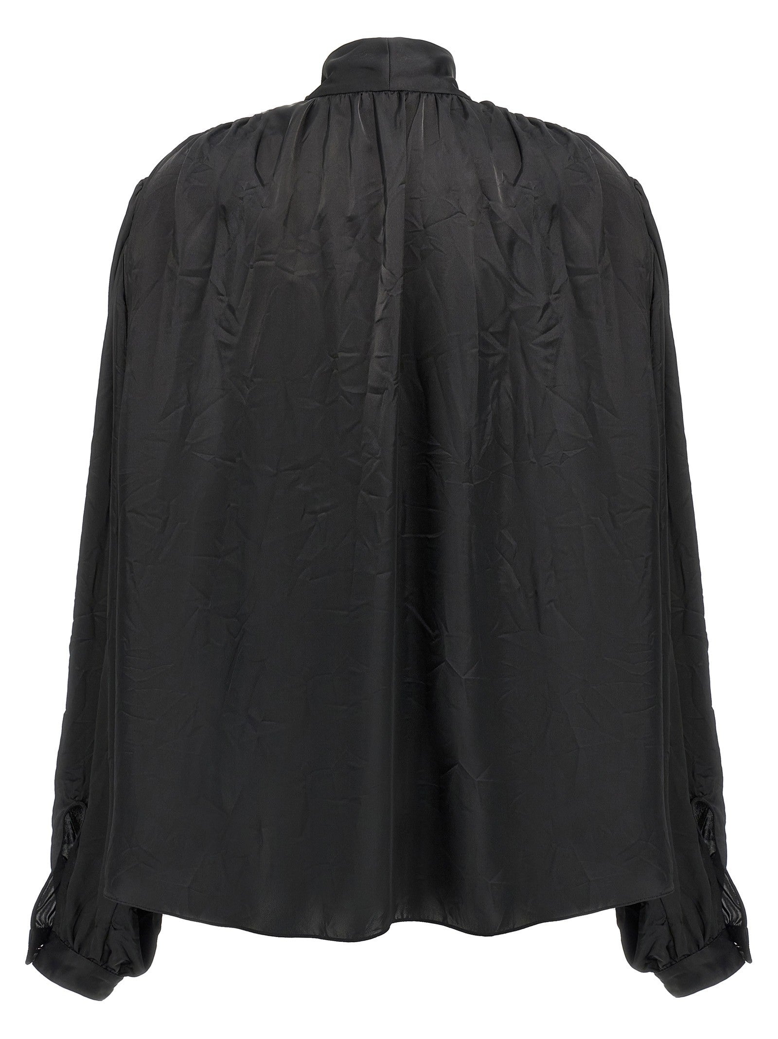 Balenciaga Double Sleeve Shirt Black