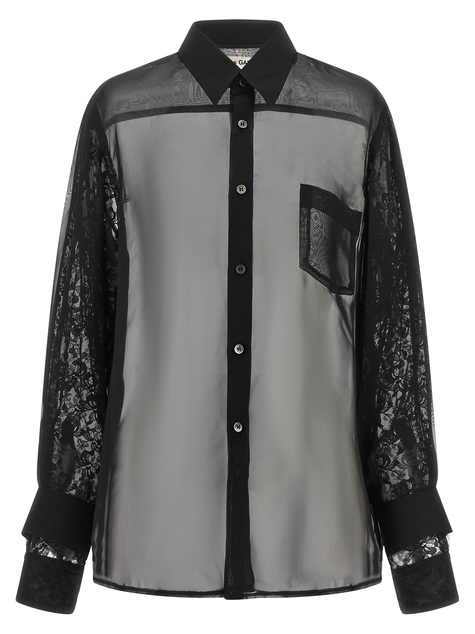 Comme Des Garçons Double Sleeve Shirt Black