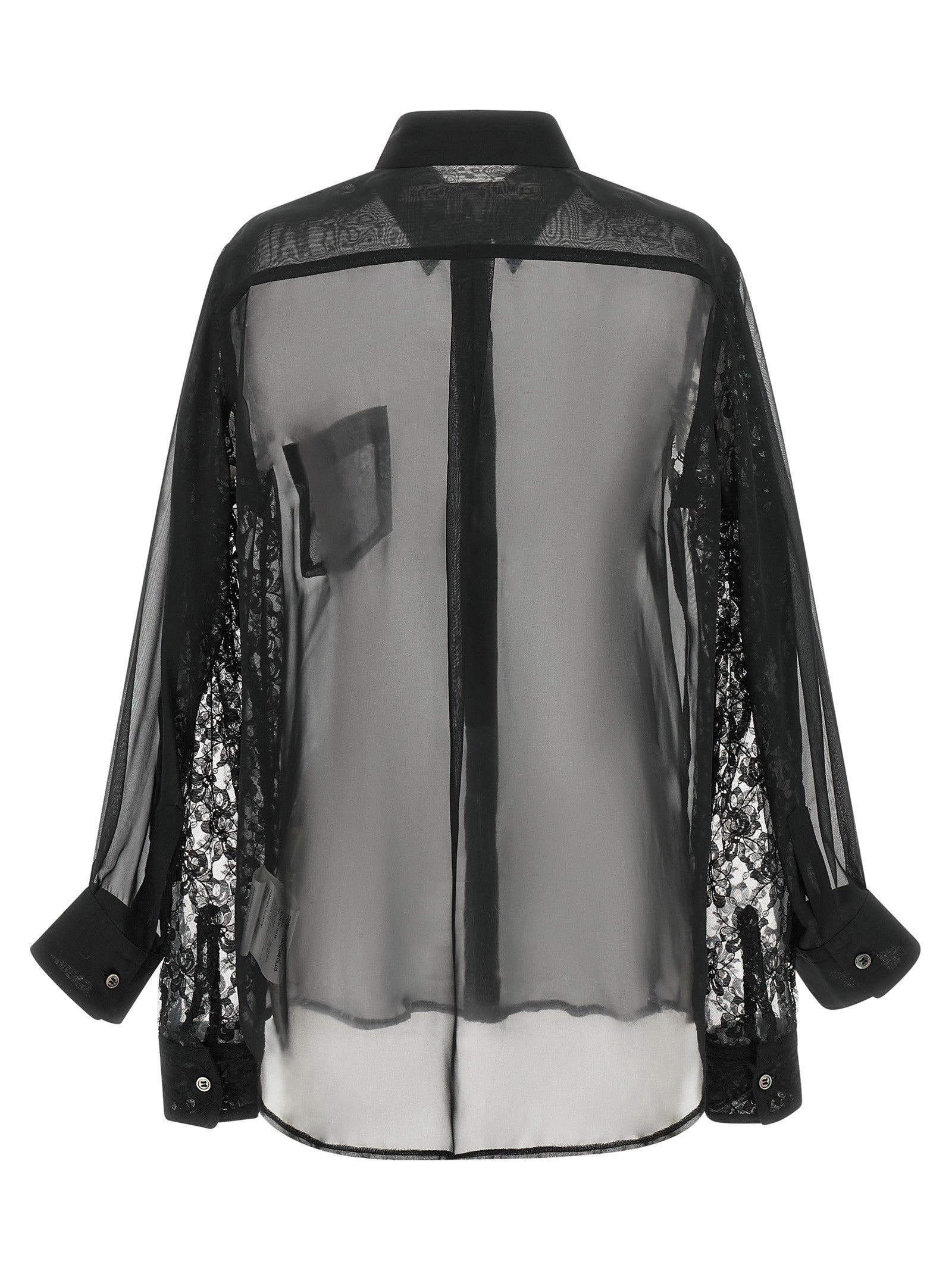 Comme Des Garçons Double Sleeve Shirt Black