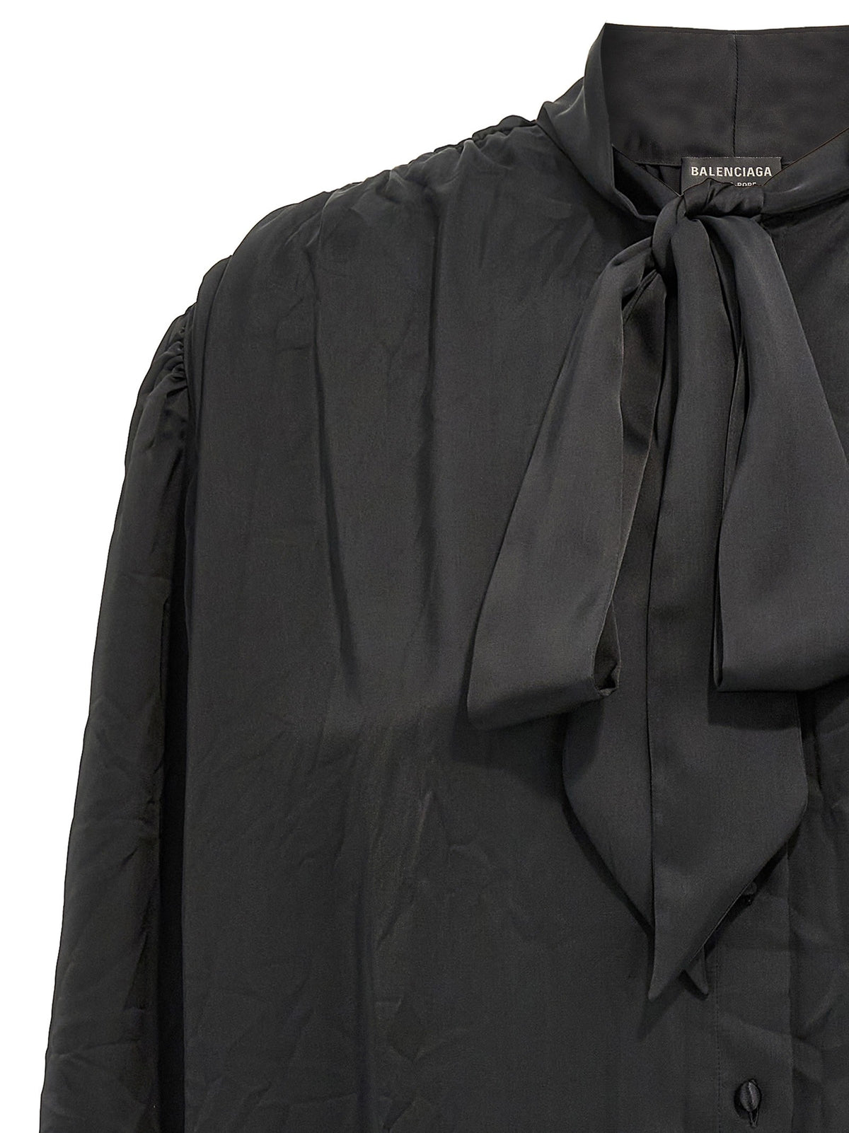 Balenciaga Double Sleeve Shirt Black, view 3