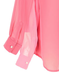 Comme Des Garçons Double Sleeve Shirt Blue