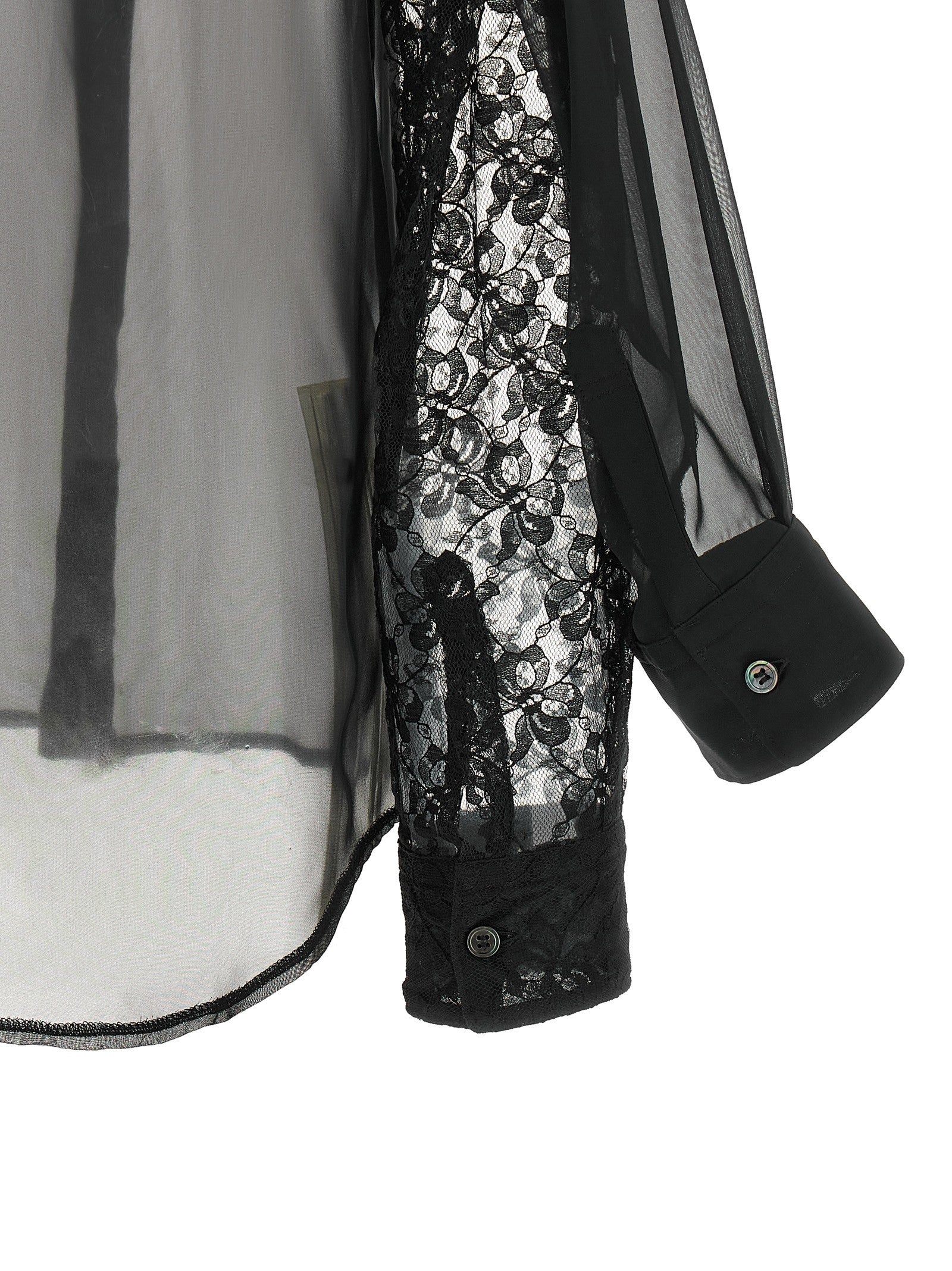Comme Des Garçons Double Sleeve Shirt Black