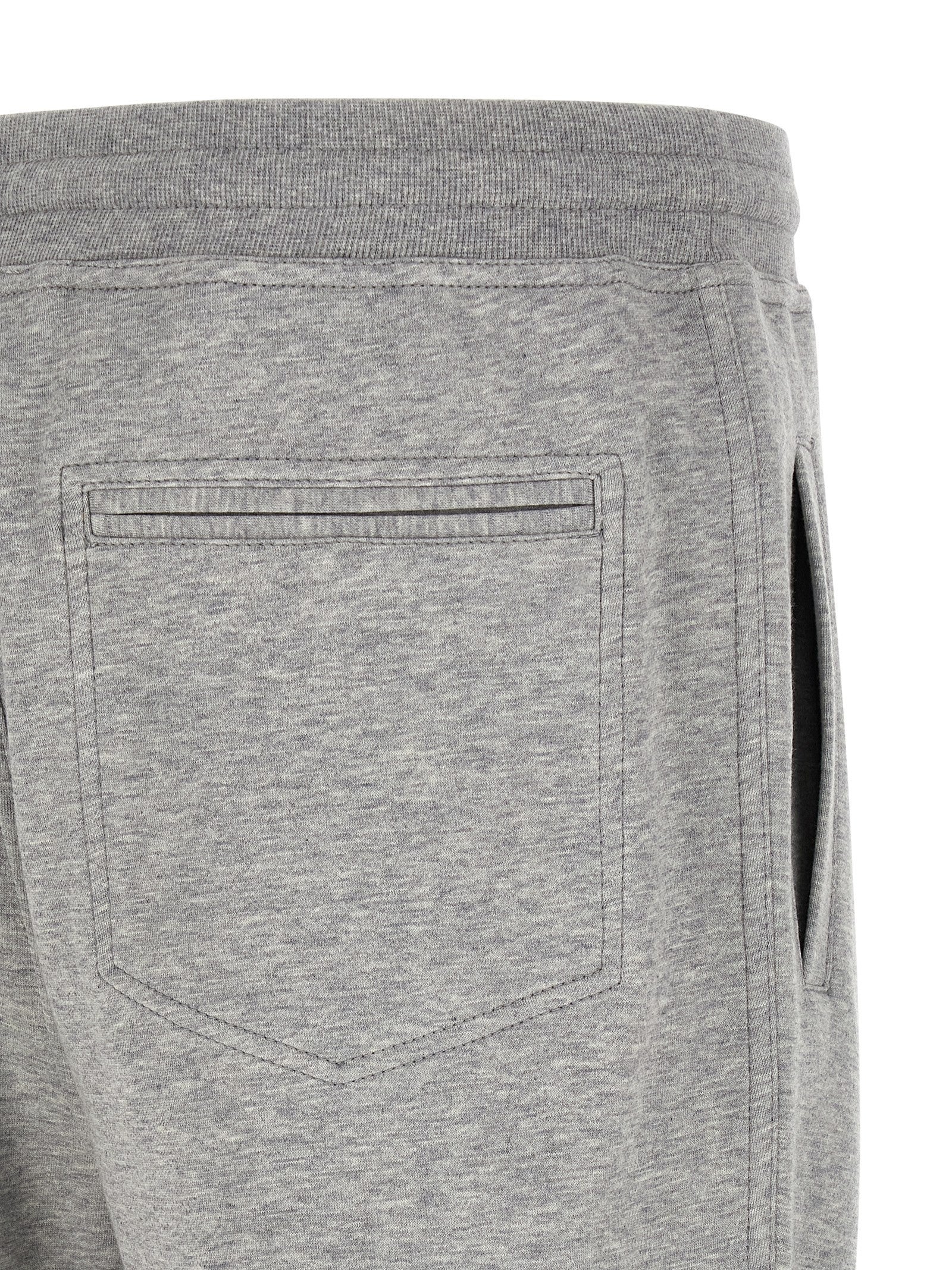Brunello Cucinelli Double Sweatshirt Joggers Grey