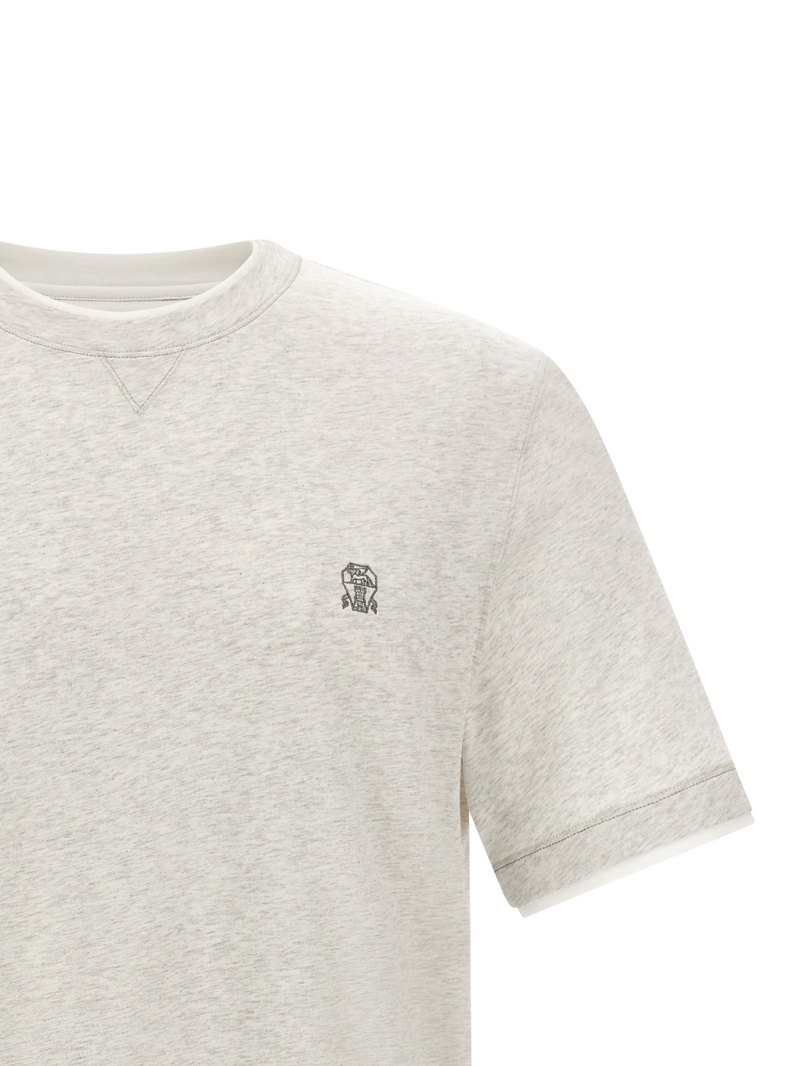 Brunello Cucinelli Double Shirt Grey