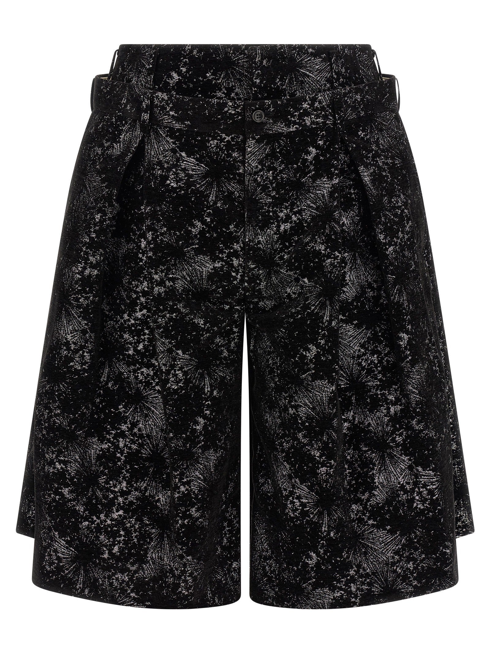 Comme Des Garçons Homme Plus Double Waist Bermuda Shorts Black