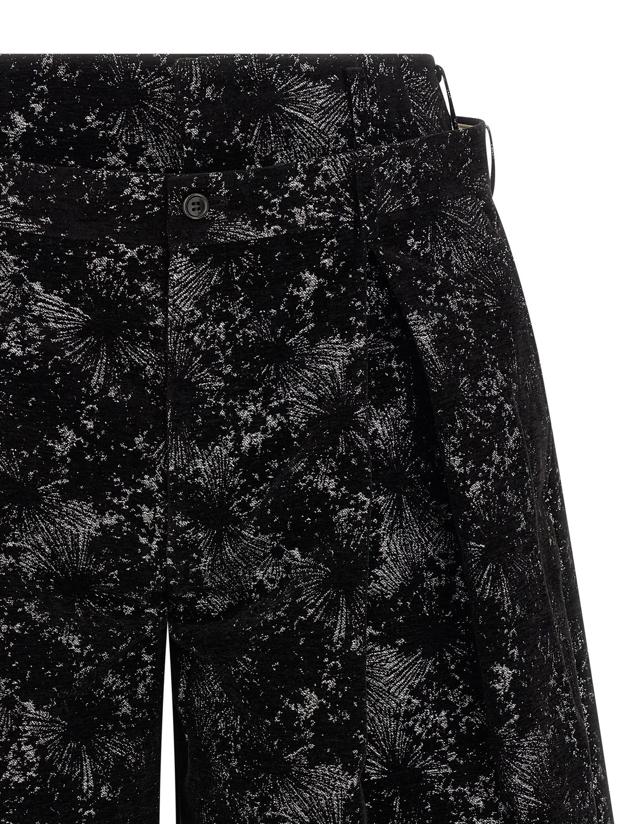Comme Des Garçons Homme Plus Double Waist Bermuda Shorts Black