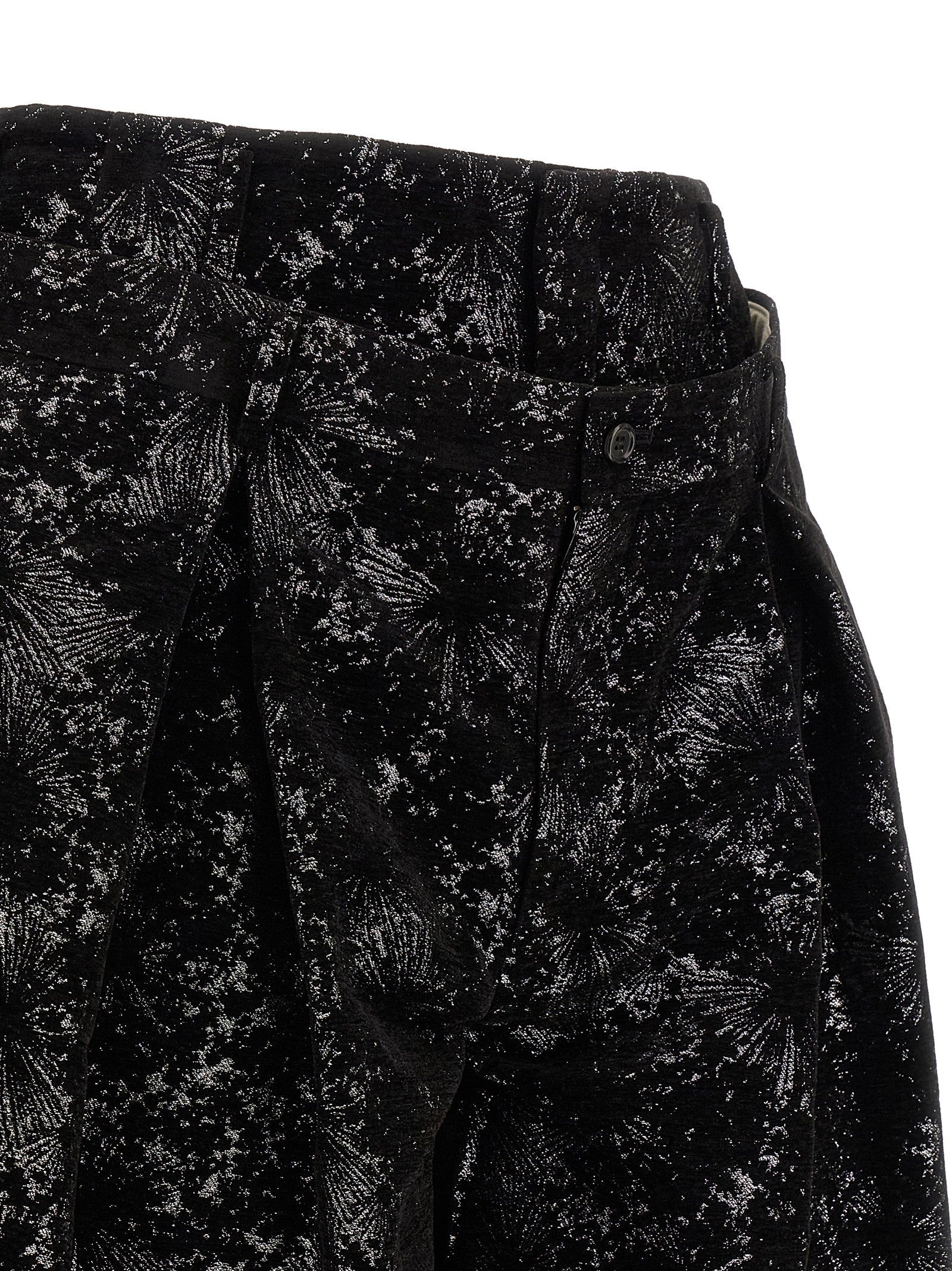 Comme Des Garçons Homme Plus Double Waist Bermuda Shorts Black