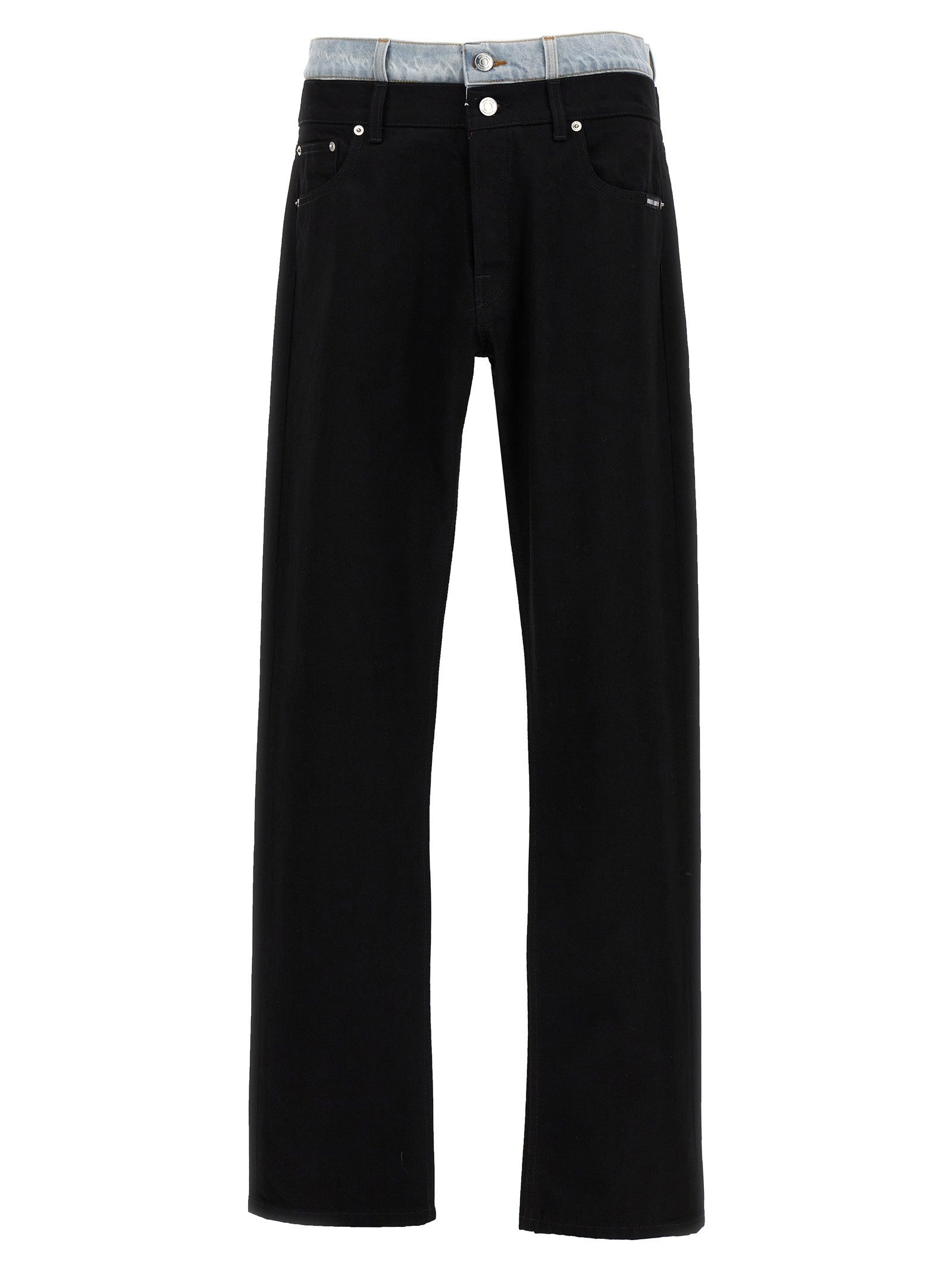 Vtmnts Double Waist Jeans Black