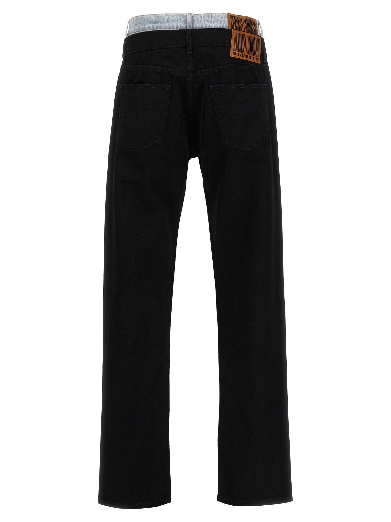 Vtmnts Double Waist Jeans Black