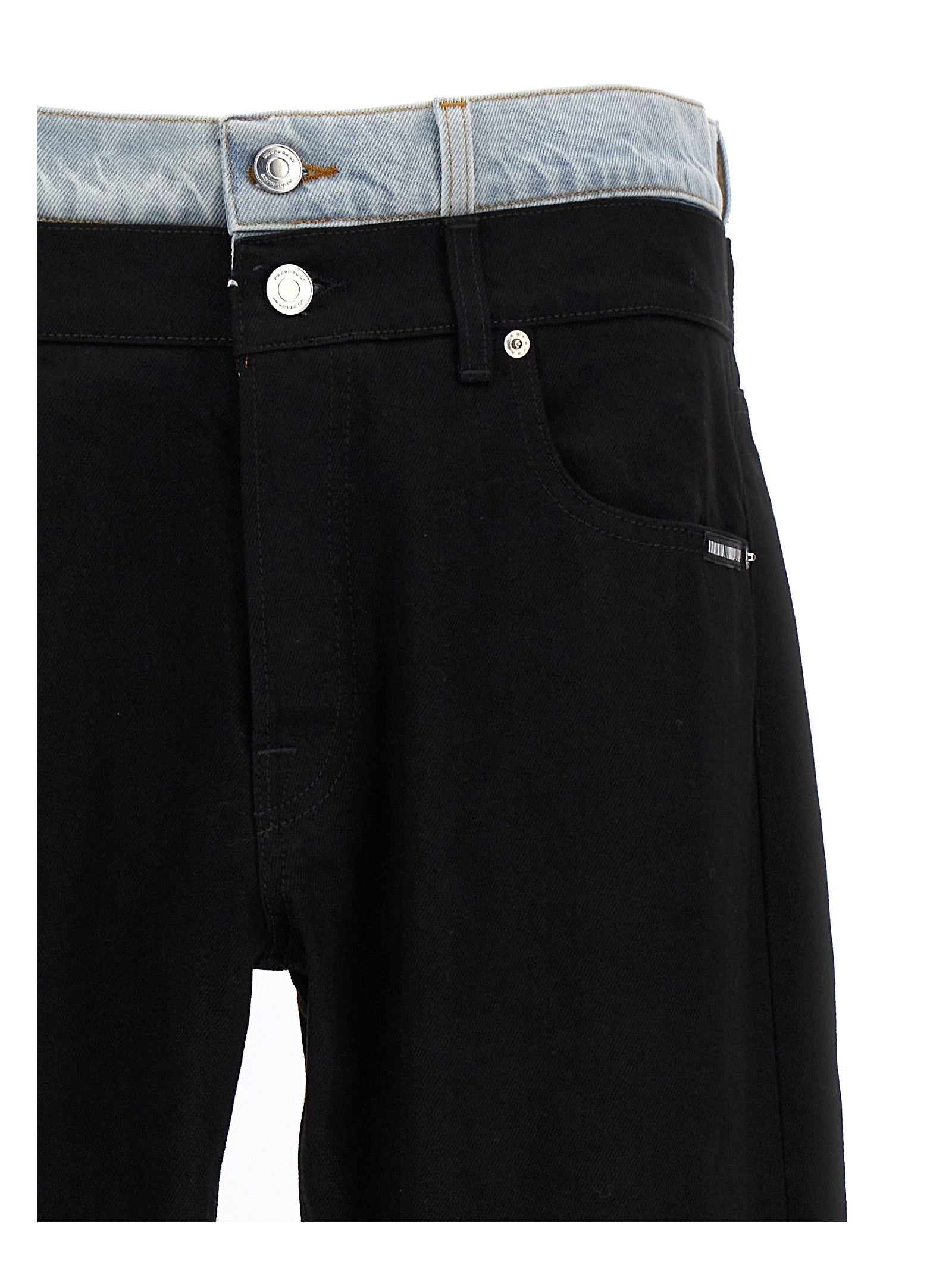 Vtmnts Double Waist Jeans Black
