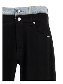 Vtmnts Double Waist Jeans Black