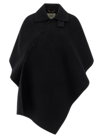 Fendi Double Wool Cape Black