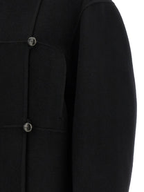 Rohe Double Wool Coat Black