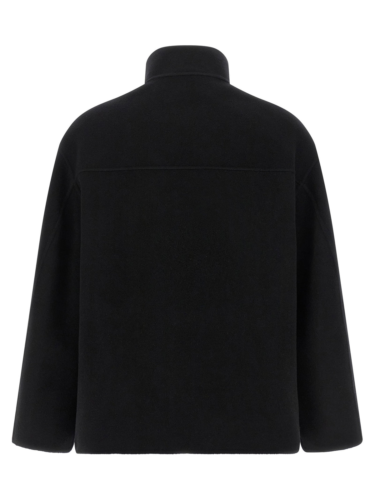 Rohe Double Wool Coat Black, view 2