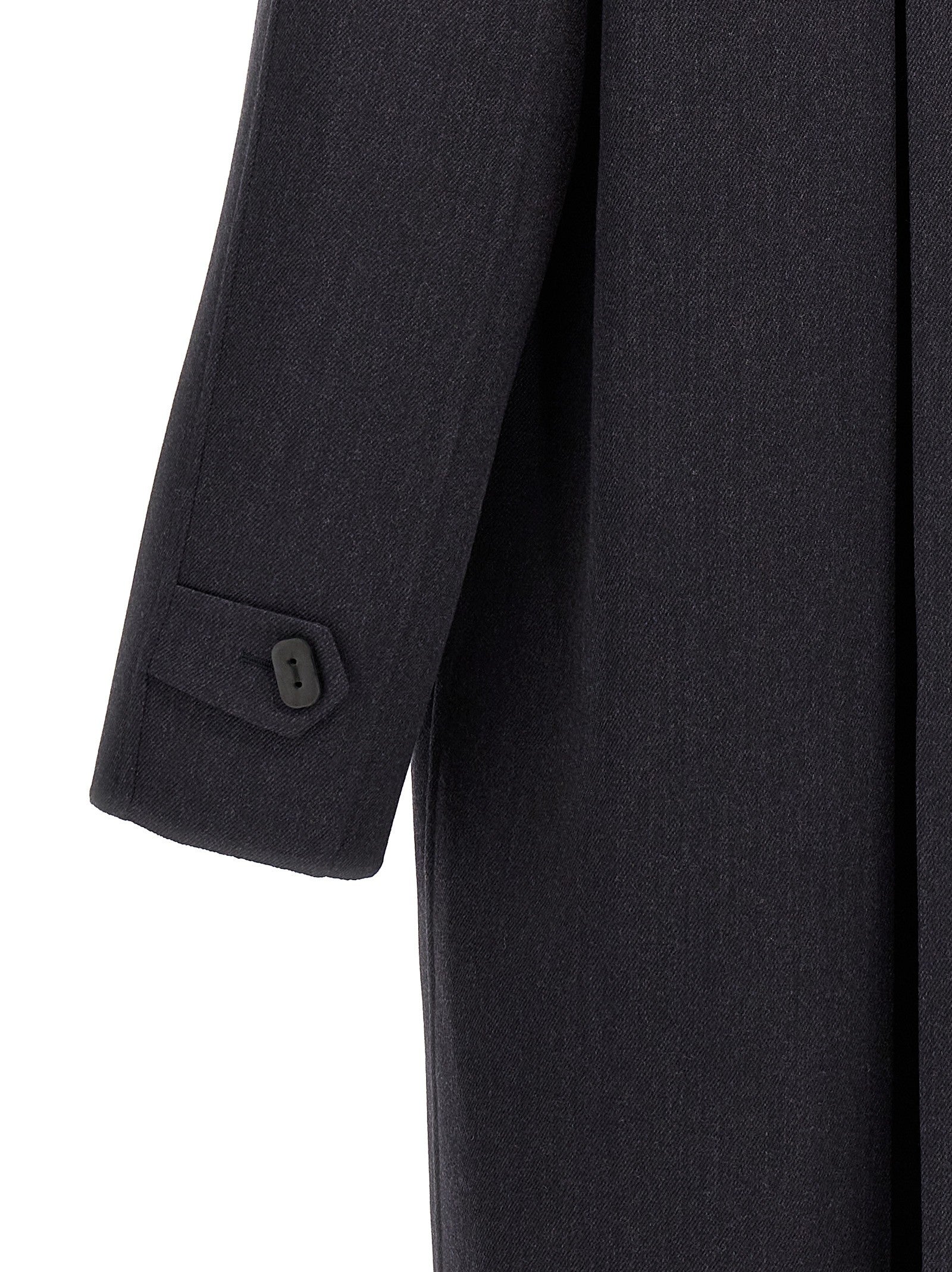 Fendi Double Wool Coat Blue