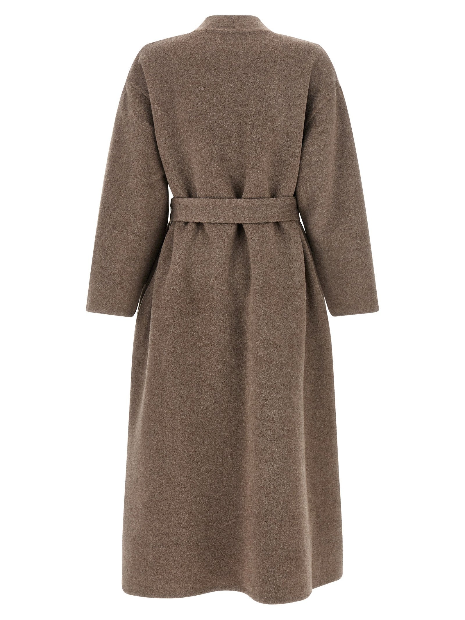 CO Double Wrap Coat Brown