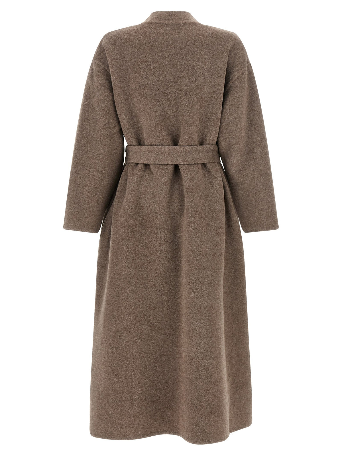CO Double Wrap Coat Brown, view 2