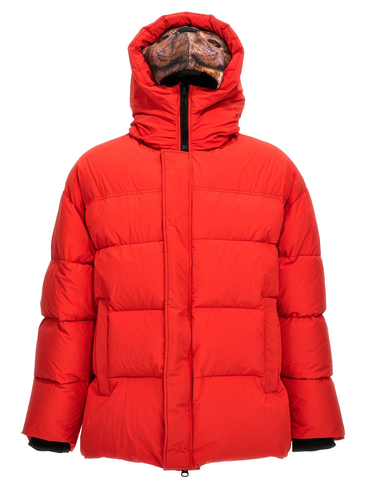 DOUBLET - DOUBLET - ’Animal trim’ down jacket - Men’s Outerwear