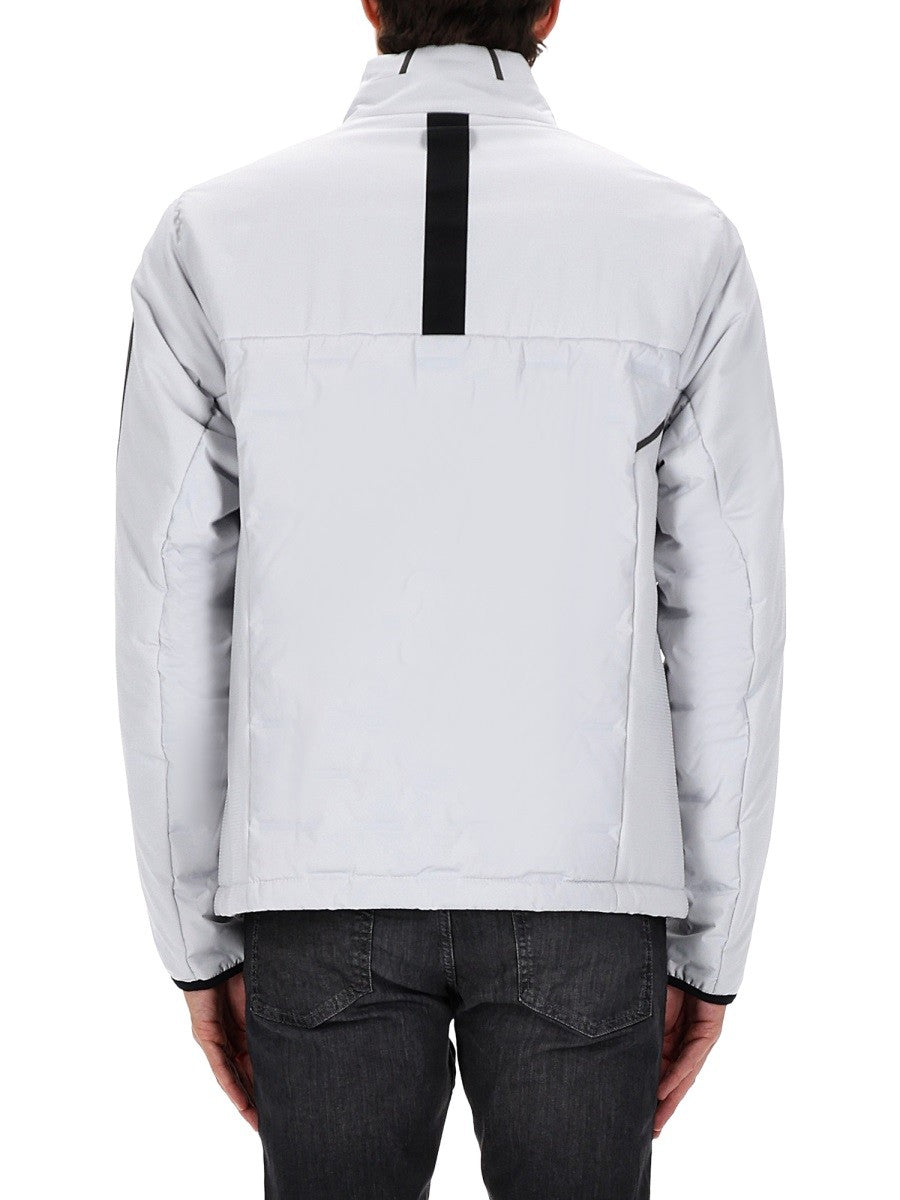 BOSS Men's Down Hybrid Jacket Grey, view 3