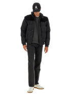 ISABEL MARANT Men's Down Jacket Dowson Black, view 2