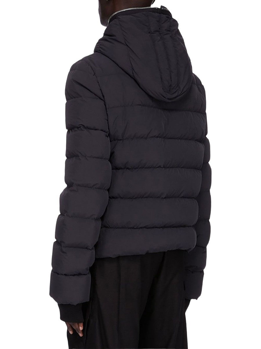 Rick Owens Men's Down Jacket Gimp Black